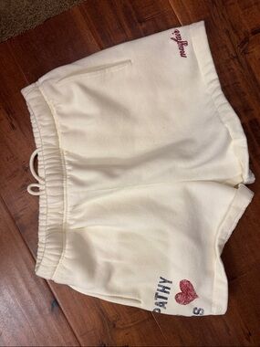 Cozy Cream Women's Fleece Shorts